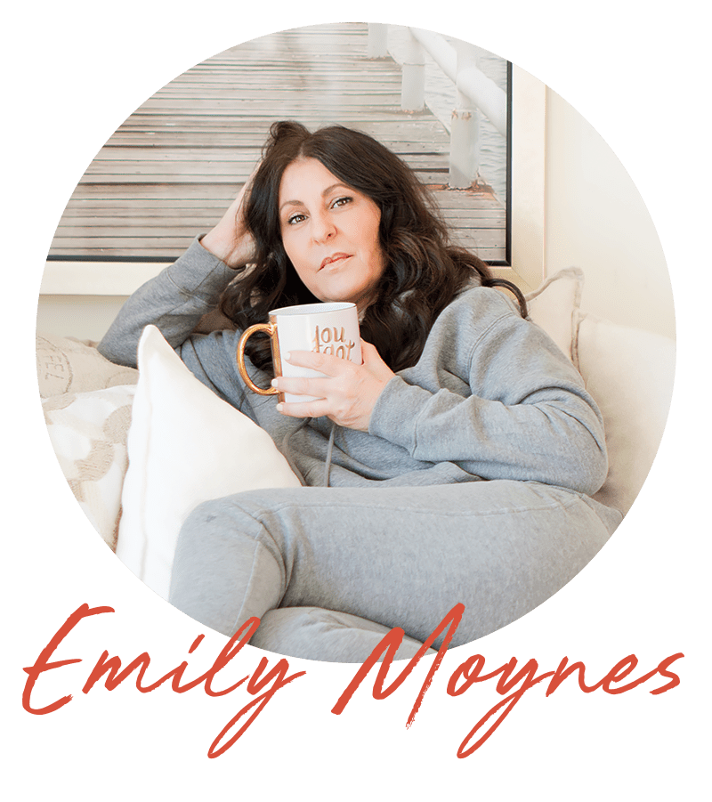 Emily Moynes Having Coffee