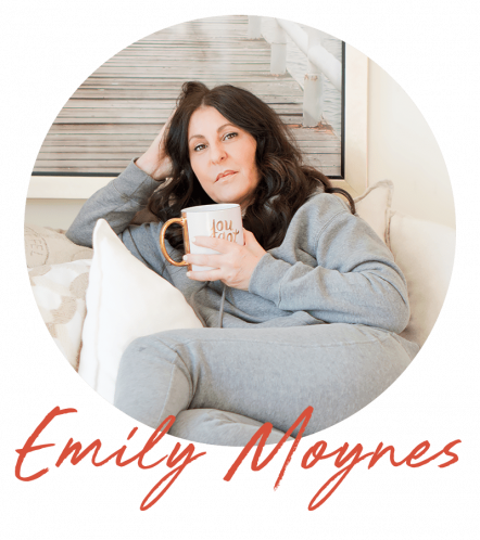 Emily Moynes Having Coffee